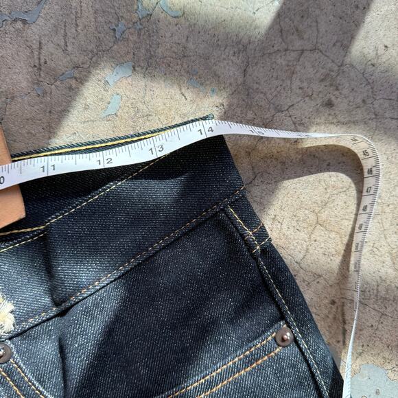 NWT Tellason Ankara Straight Leg White Oak Cone Selvedge Denim 12.5oz 28x30 New - Picture 13 of 15